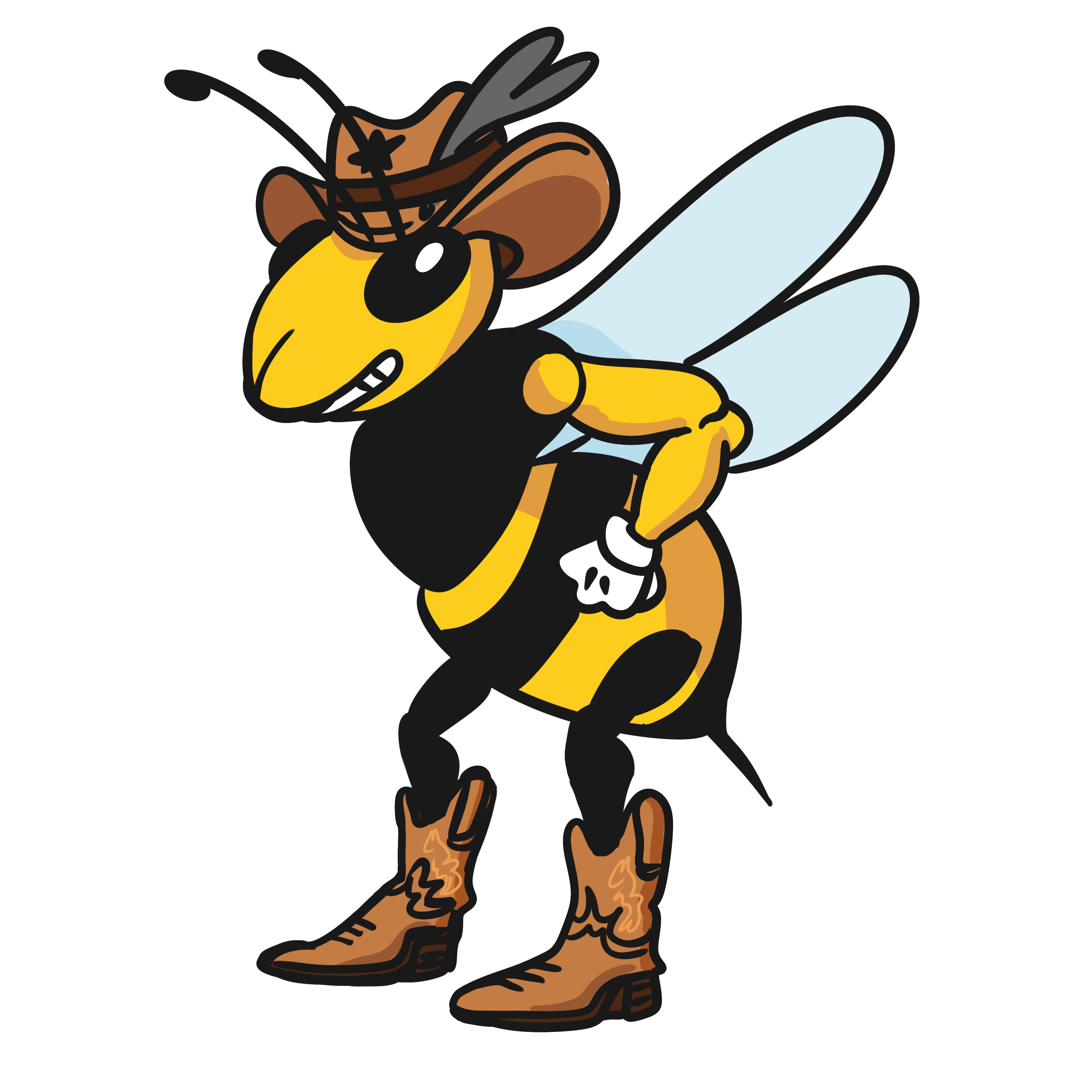 Yellow jacket shirt design